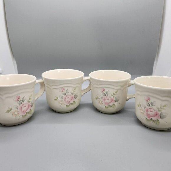 Pfaltzgraff Other - Pfaltzgraff U.S.A. Tea Rose Coffee/Tea Mugs/Cups 3" set of 4